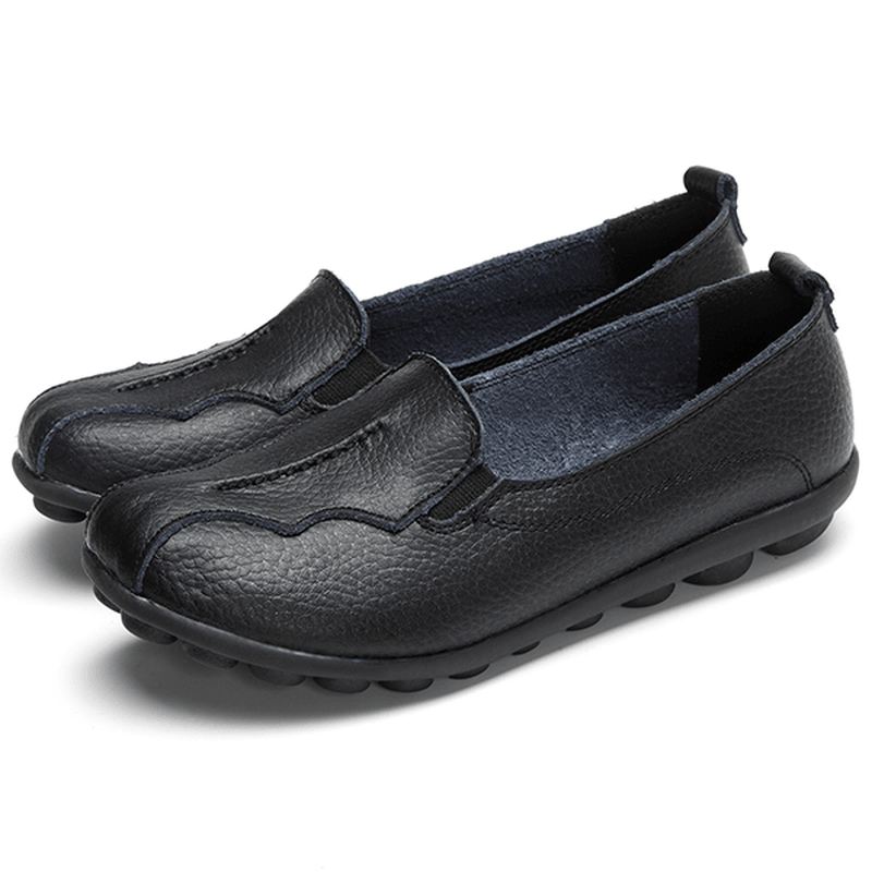 Us Størrelse 5-11 Rund Tå Blød Sål Slip On Flat Loafers