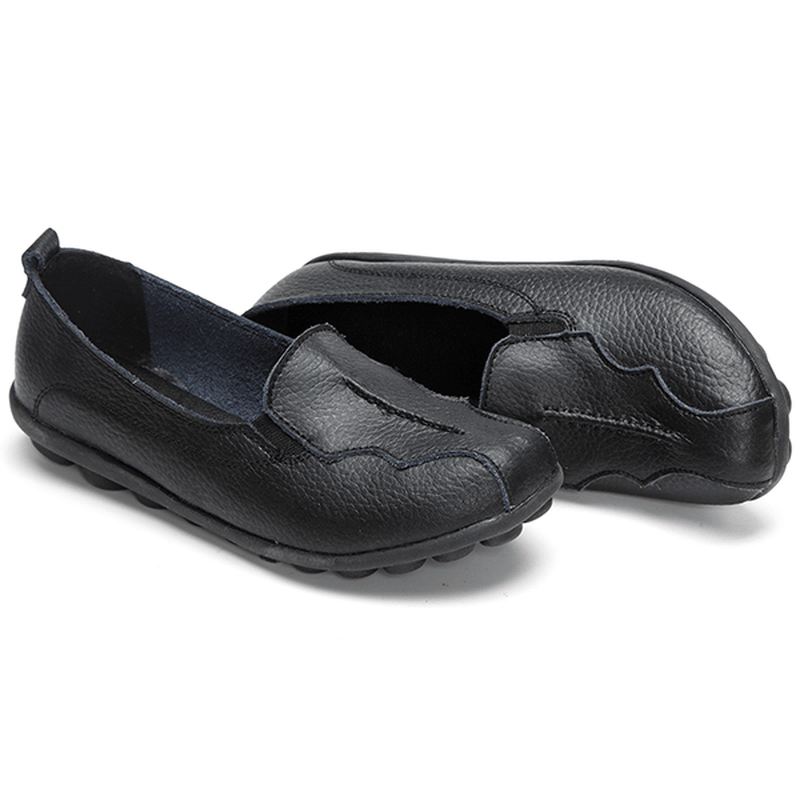 Us Størrelse 5-11 Rund Tå Blød Sål Slip On Flat Loafers