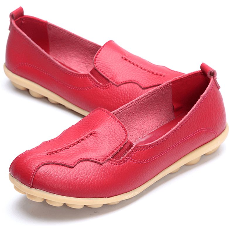 Us Størrelse 5-11 Rund Tå Blød Sål Slip On Flat Loafers