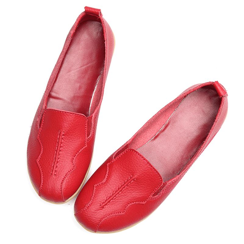 Us Størrelse 5-11 Rund Tå Blød Sål Slip On Flat Loafers