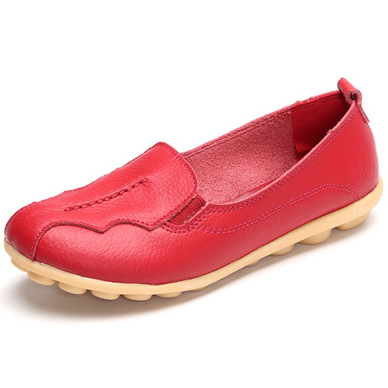 Us Størrelse 5-11 Rund Tå Blød Sål Slip On Flat Loafers