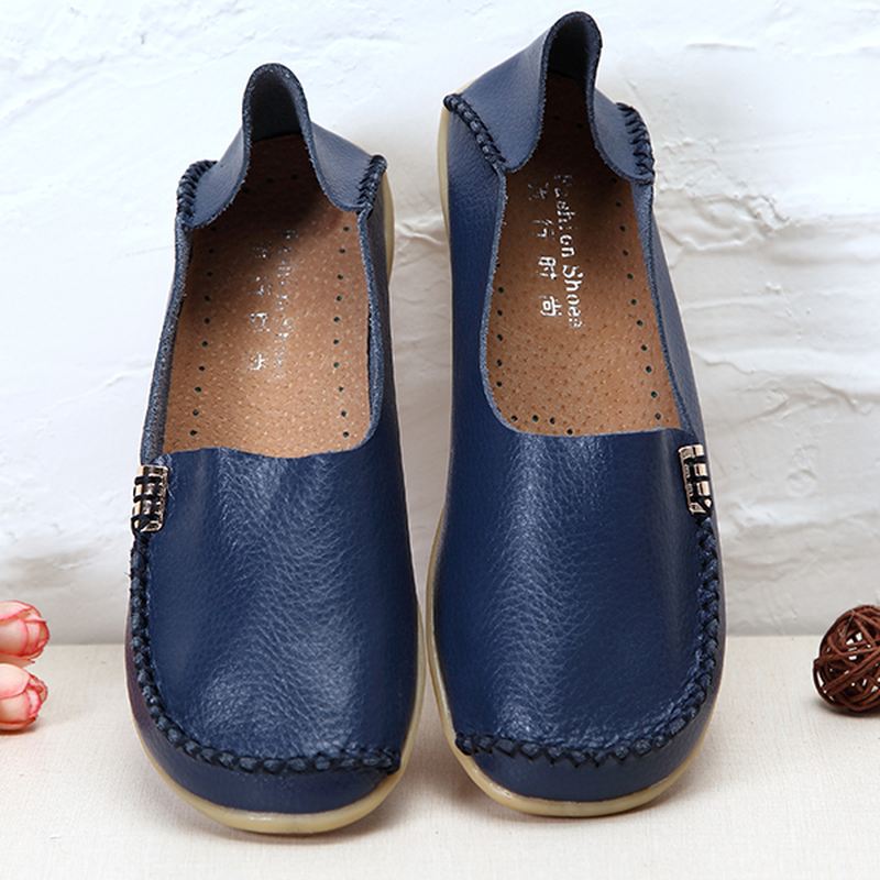 Us Størrelse 5-13 Kvinder Flade Sko Casual Komfortabel Udendørs Slip On Loafers