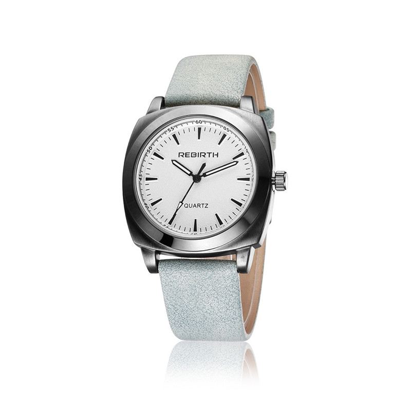 Casual Style Vandtæt Kvinder Armbåndsur Læderrem Quartz Ure