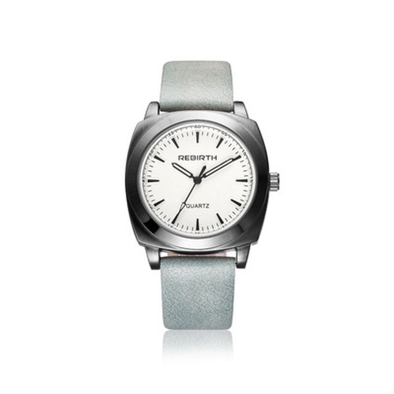 Casual Style Vandtæt Kvinder Armbåndsur Læderrem Quartz Ure