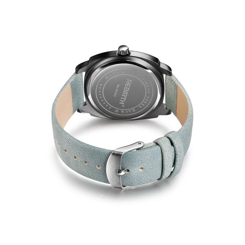 Casual Style Vandtæt Kvinder Armbåndsur Læderrem Quartz Ure