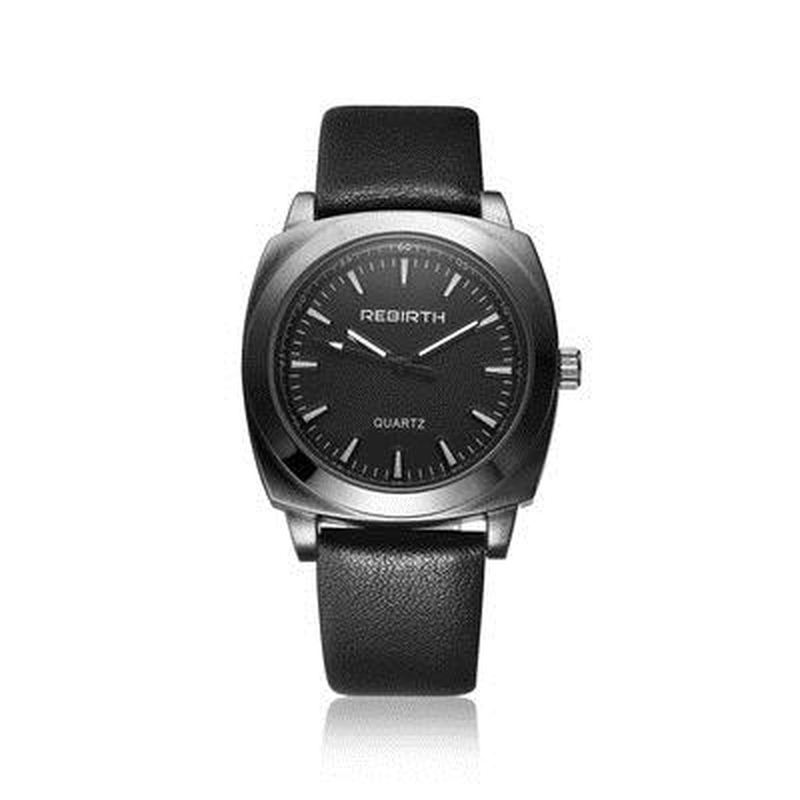 Casual Style Vandtæt Kvinder Armbåndsur Læderrem Quartz Ure