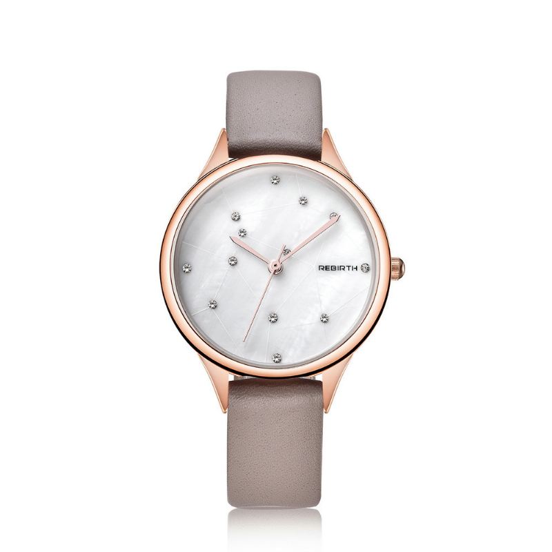 Starry Sky Kvinder Armbåndsur Rose Gold Case Quartz Watch