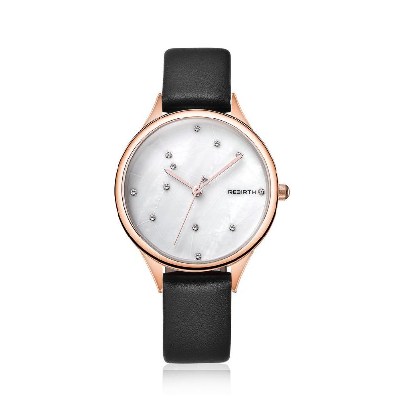 Starry Sky Kvinder Armbåndsur Rose Gold Case Quartz Watch