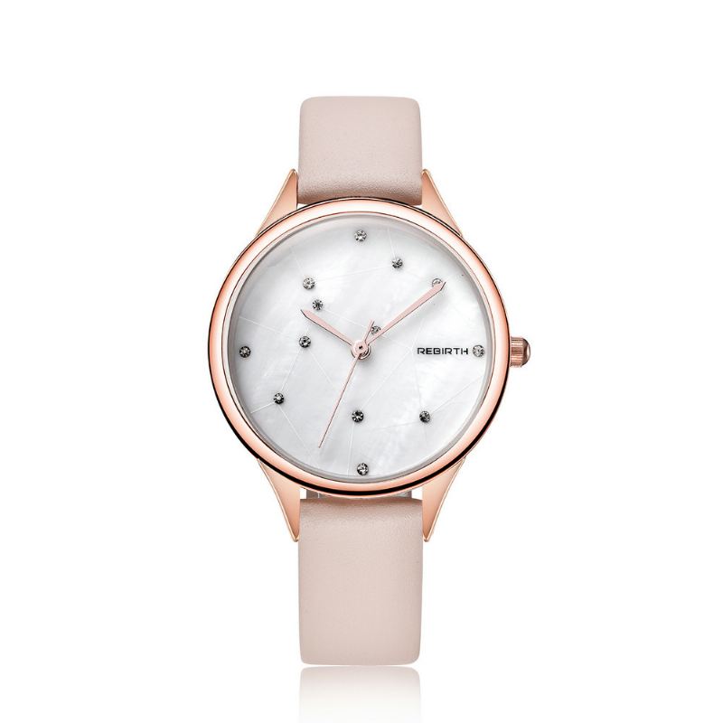 Starry Sky Kvinder Armbåndsur Rose Gold Case Quartz Watch