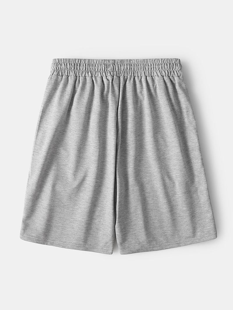 Herreprint Løse Pyjamasshorts Med Snøre