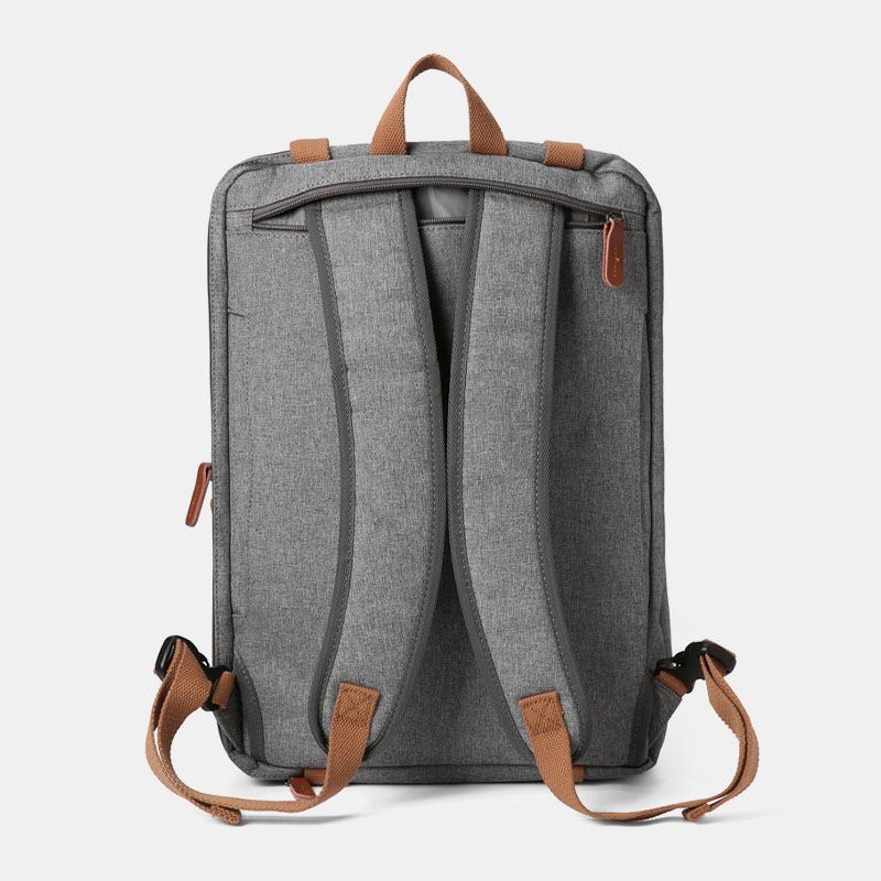 Mænd Casual Multicarry Stor Kapacitet 15.6/17 Tommer Bærbar Taske Rygsæk Multi-pocket Crossbody Taske