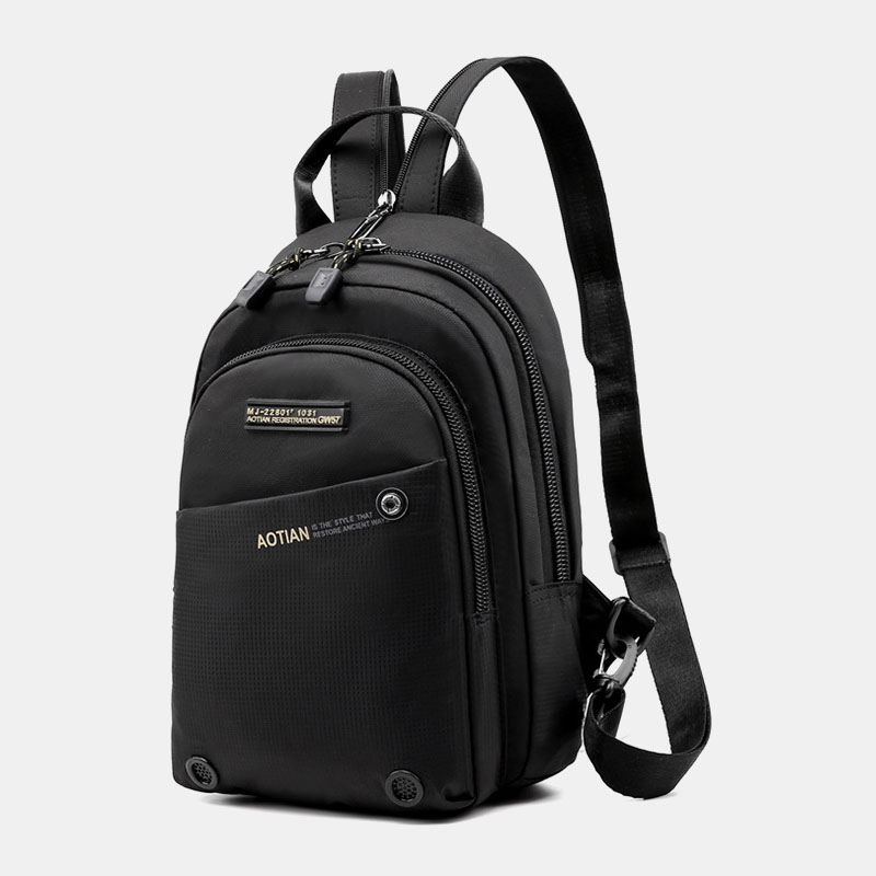 Mænd Multifunktionel Rygsæk Vandtæt Multi-carry Crossbody Bag Rygsæk