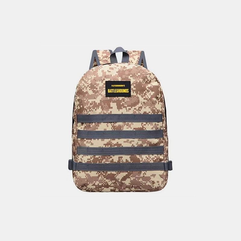 Unisex Camouflage Oxford Cloth Student School Bag Mode Game Trend Rygsæk