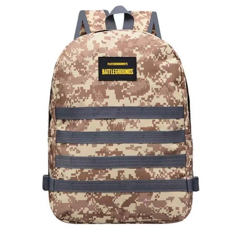 Unisex Camouflage Oxford Cloth Student School Bag Mode Game Trend Rygsæk