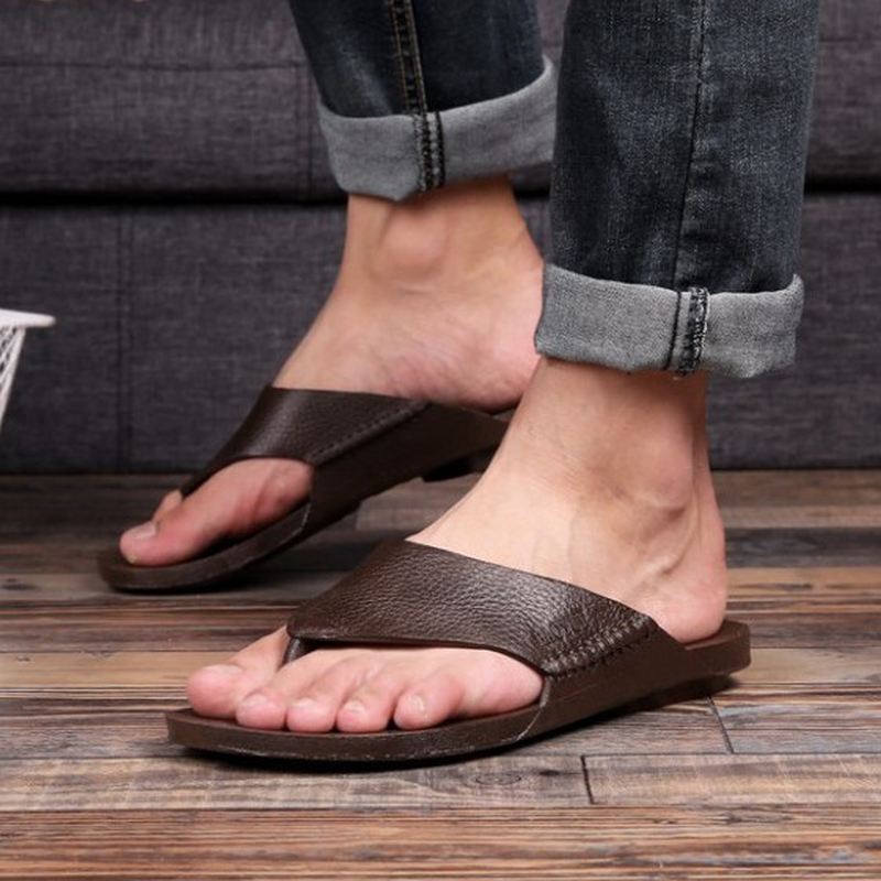 Mænd Casual Home Indendørs Slip-on-tøfler