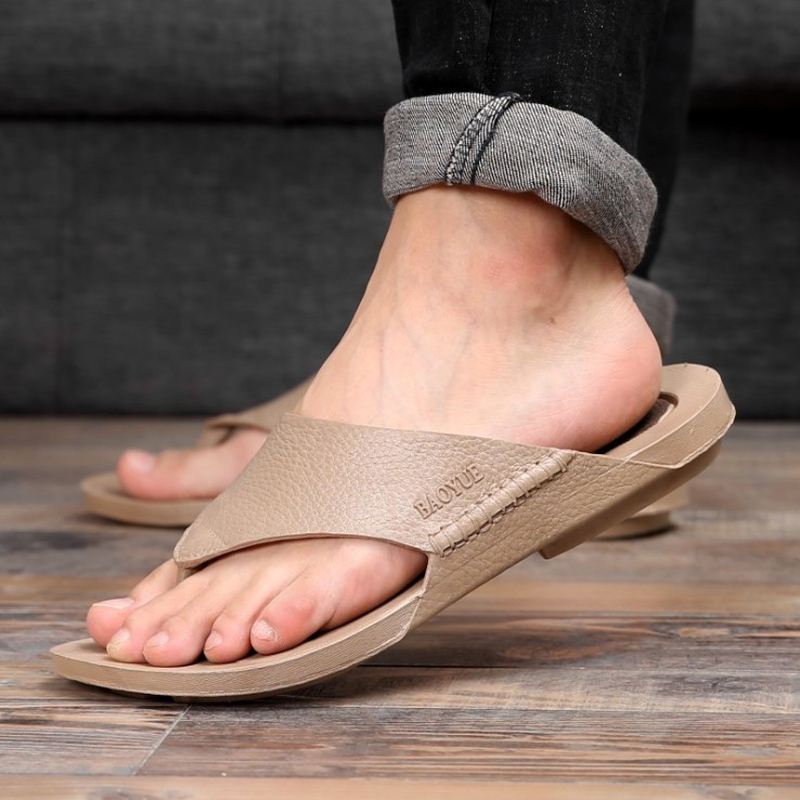 Mænd Casual Home Indendørs Slip-on-tøfler