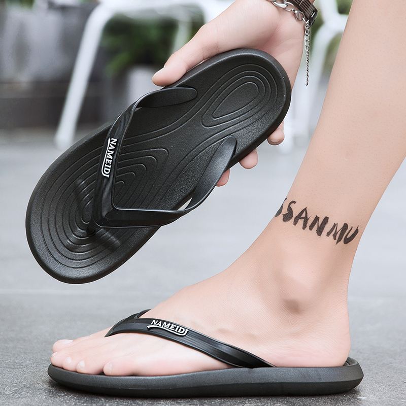 Mænd Letvægts Blød Sål Casual Flip Flops Udendørs Strand Platform Hjemmesko