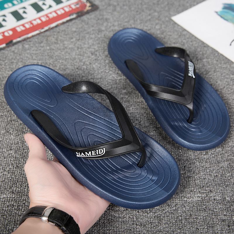 Mænd Letvægts Blød Sål Casual Flip Flops Udendørs Strand Platform Hjemmesko