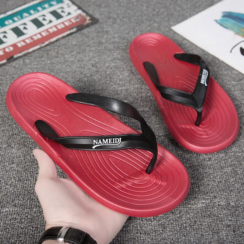 Mænd Letvægts Blød Sål Casual Flip Flops Udendørs Strand Platform Hjemmesko