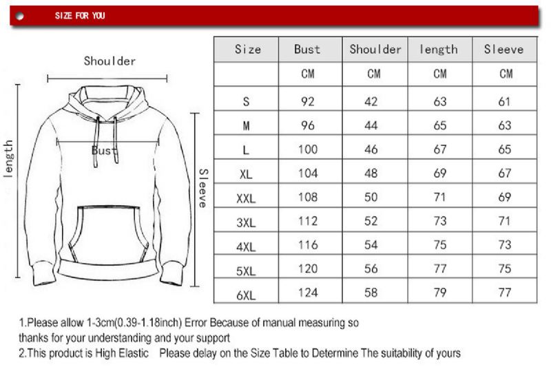 3d Digital Printing Mode Hættetrøje Pullover Sweater