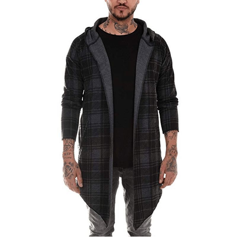 Mænds Casual Plaid Farve Matchende Mænds Casual Sweater