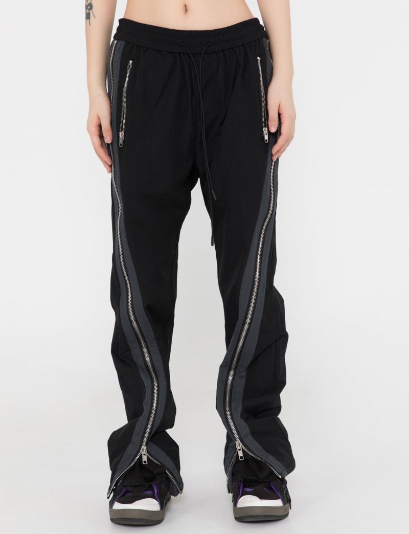 Autumn Tide Brand Fried Street Vibe Wind Straight Split Loose Wild Pants Tide