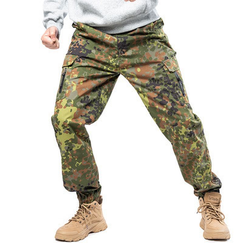 Camouflage Tactical Pants Gitter Fanshui 65 35 Plaid Tactical Pants Snørefødder