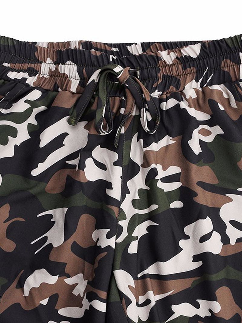 Casual Kvinder Skinny Camouflage Bukser