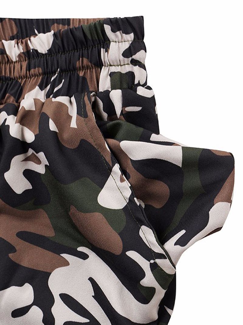 Casual Kvinder Skinny Camouflage Bukser