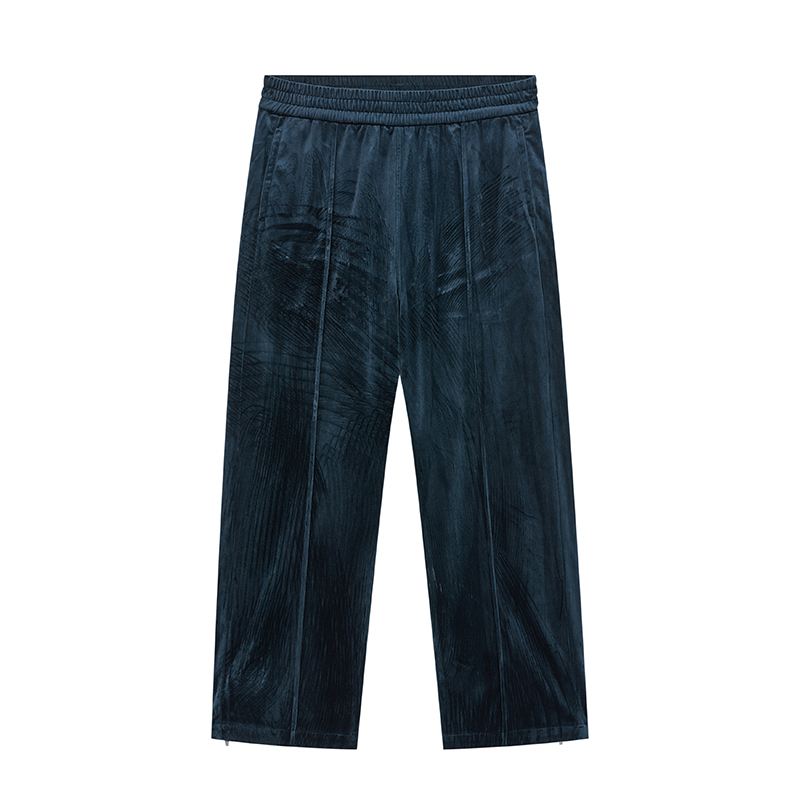 Fløjlsside Lynlåsbukser Herre Trend Street Wild Casual Micro-flare Bukser