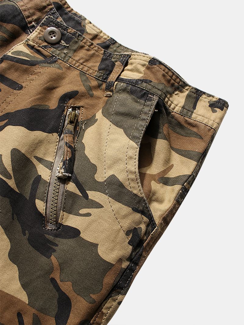 Herre Camo Utility Street 100% Bomuld Tie Cuff Cargo Bukser