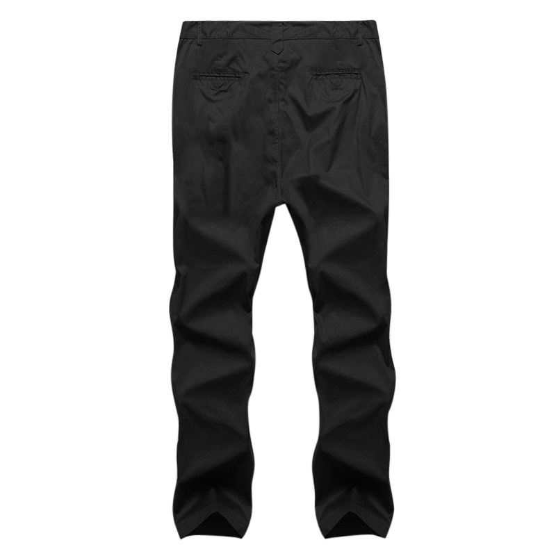 Herre Regular Fit Bukser Cargo Chino Business Casual Lange Bukser Slack Plus Størrelse