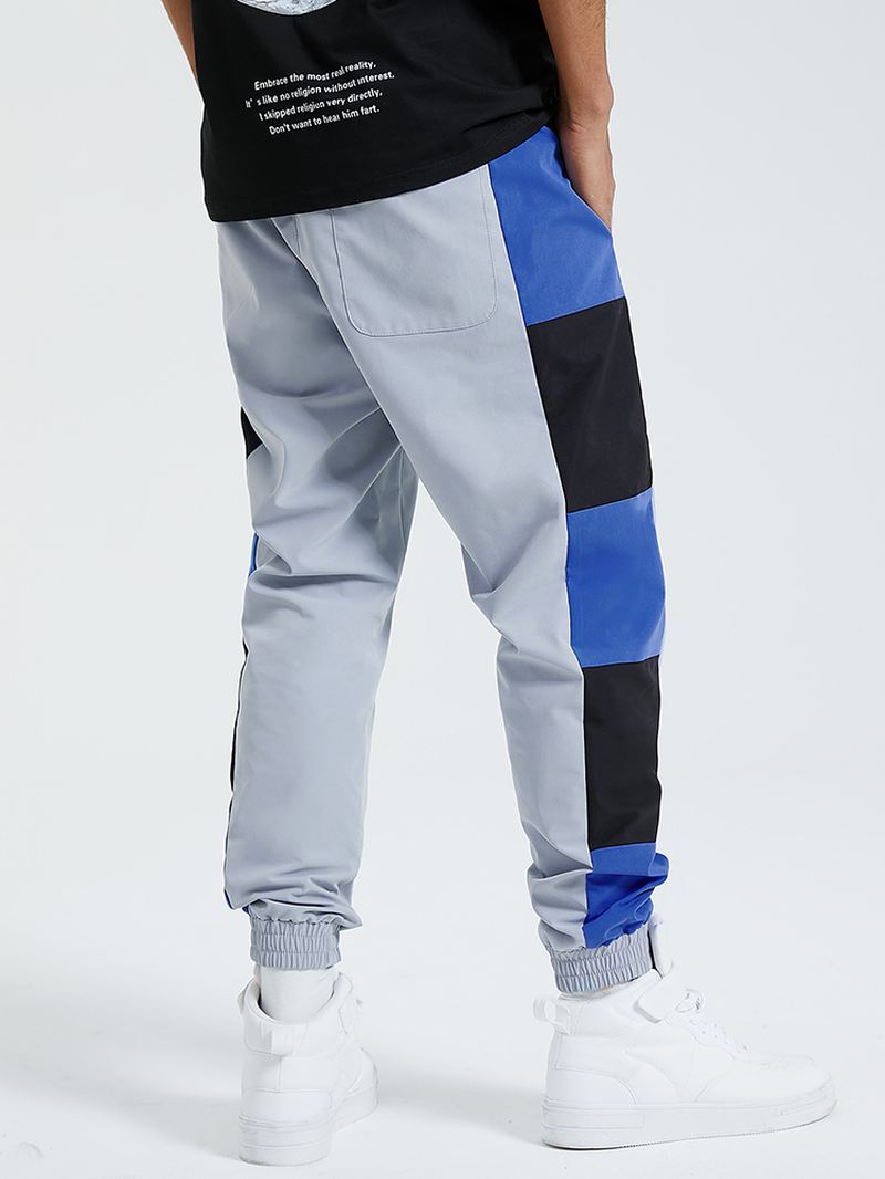 Herre Splejsning Patchwork Sport Style Color Block Bukser