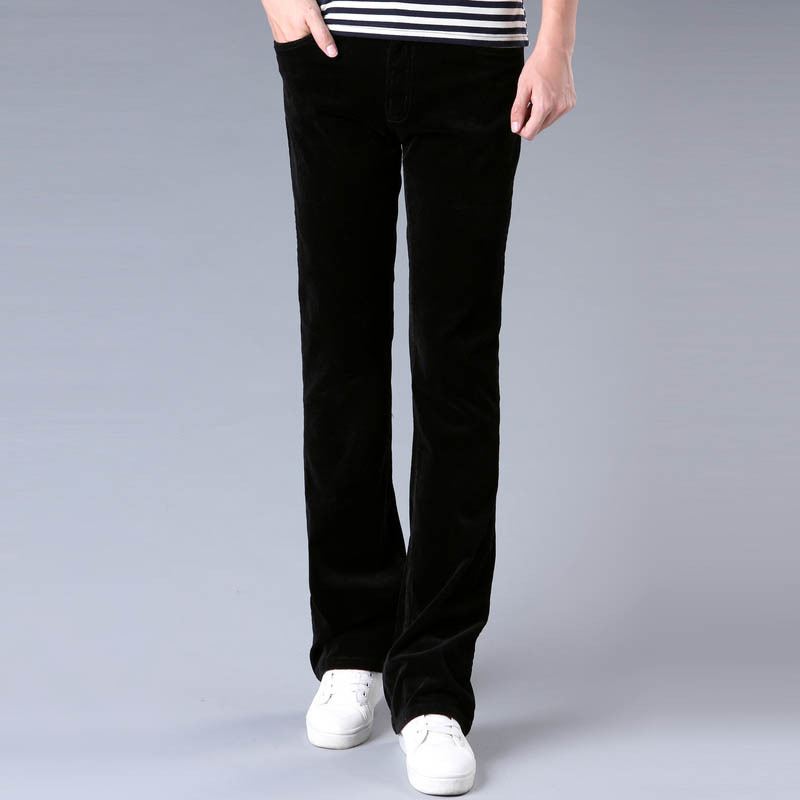 Koreansk Style Stretch Slim Flared Bukser