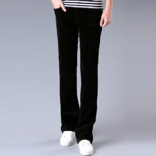 Koreansk Style Stretch Slim Flared Bukser