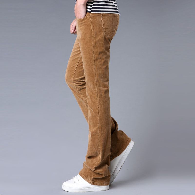 Koreansk Style Stretch Slim Flared Bukser