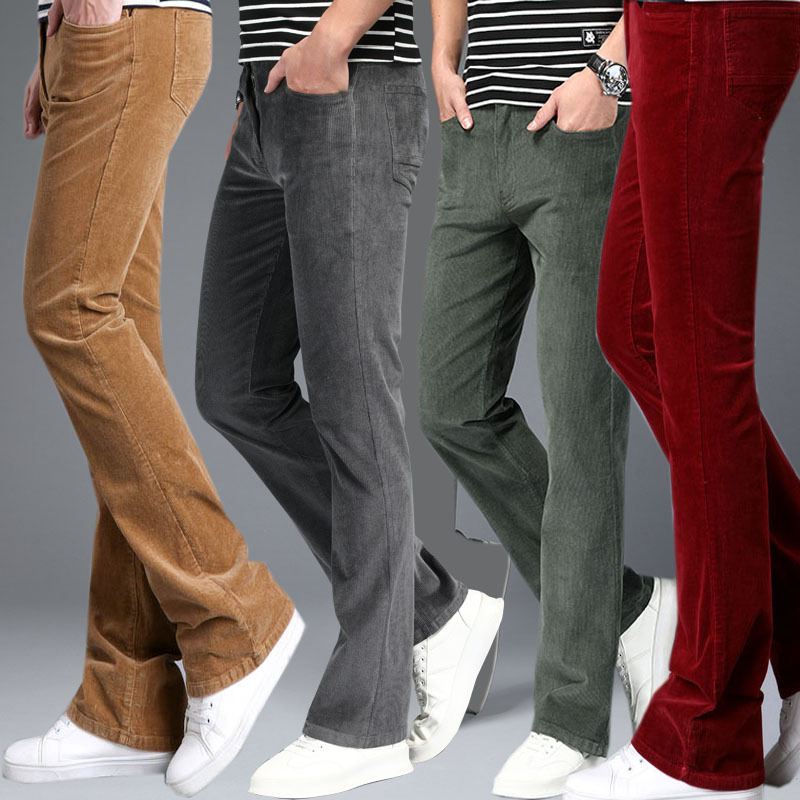 Koreansk Style Stretch Slim Flared Bukser