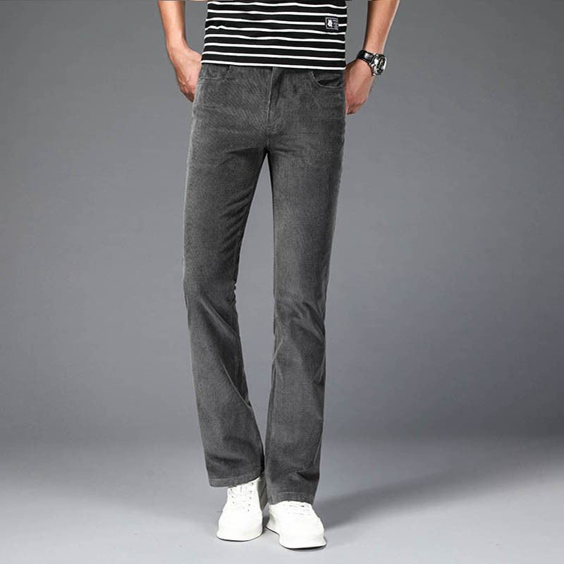 Koreansk Style Stretch Slim Flared Bukser