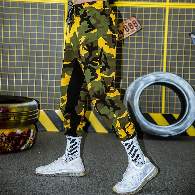 Loose Guard Pants Trendy Fodtøj Overalls Camouflage