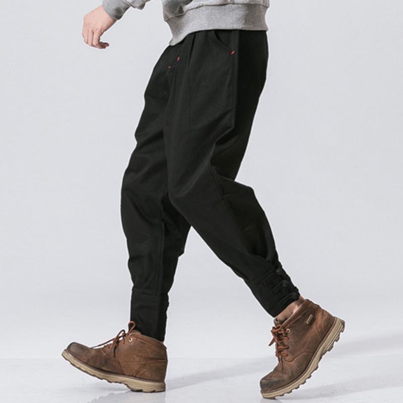 Mænds Nationale Retro Fit Jogger Casual Bukser