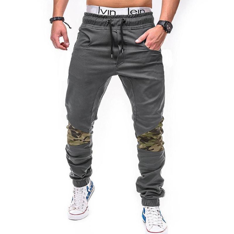 Mænds Slim Fit Jogger Joggingbukser Bomuld Tilspidsede Sommer Fritids Haremsbukser