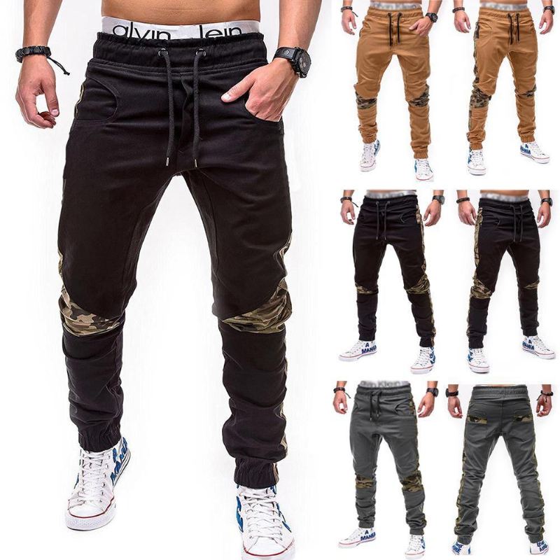 Mænds Slim Fit Jogger Joggingbukser Bomuld Tilspidsede Sommer Fritids Haremsbukser