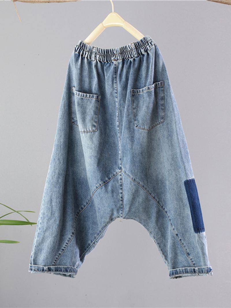 Patchwork Broderi Vintage Jeans