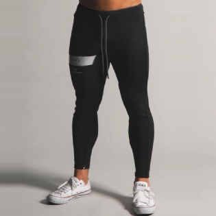 Slim-fit Feet Sweatpants Lange Casual Fitness Bukser