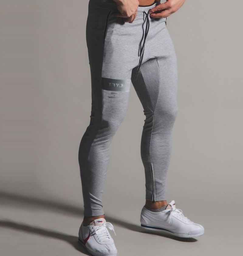 Slim-fit Feet Sweatpants Lange Casual Fitness Bukser