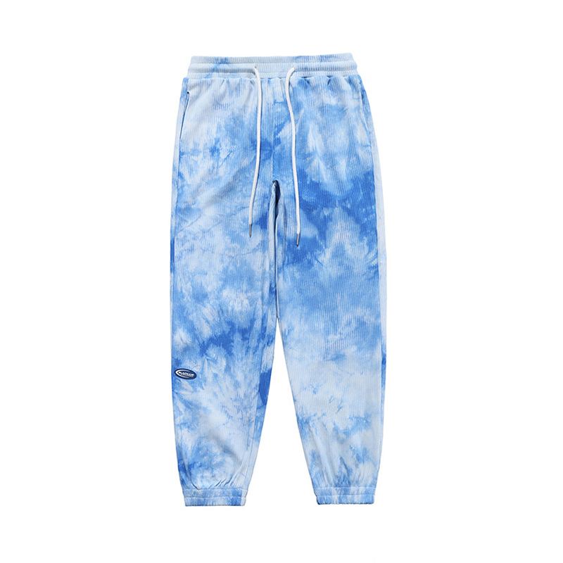 Tie-dye Ink Løstsiddende National Trend Casual Bukser