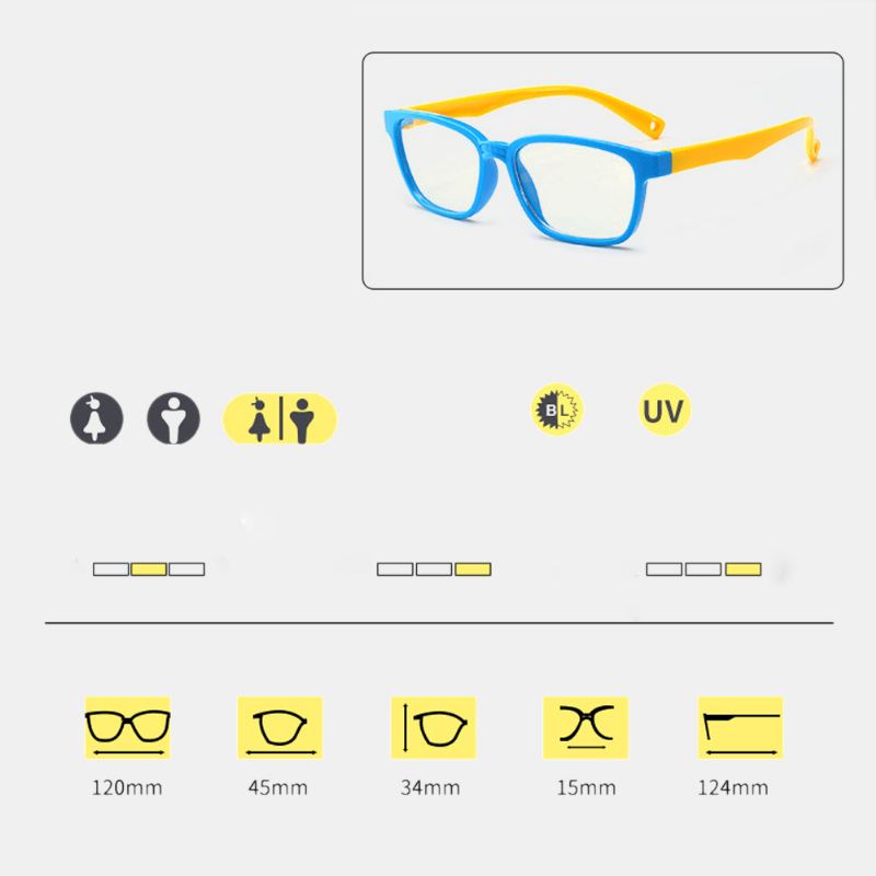 Kid's Blå Lysblokerende Briller