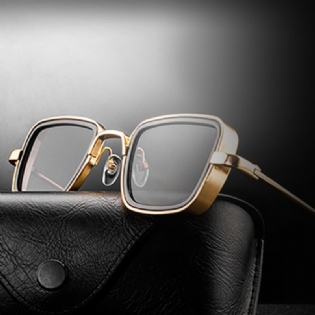 Mænd Retro Thick Edge Metal Stel Trend Solbriller Kørsel Udendørs Solbriller