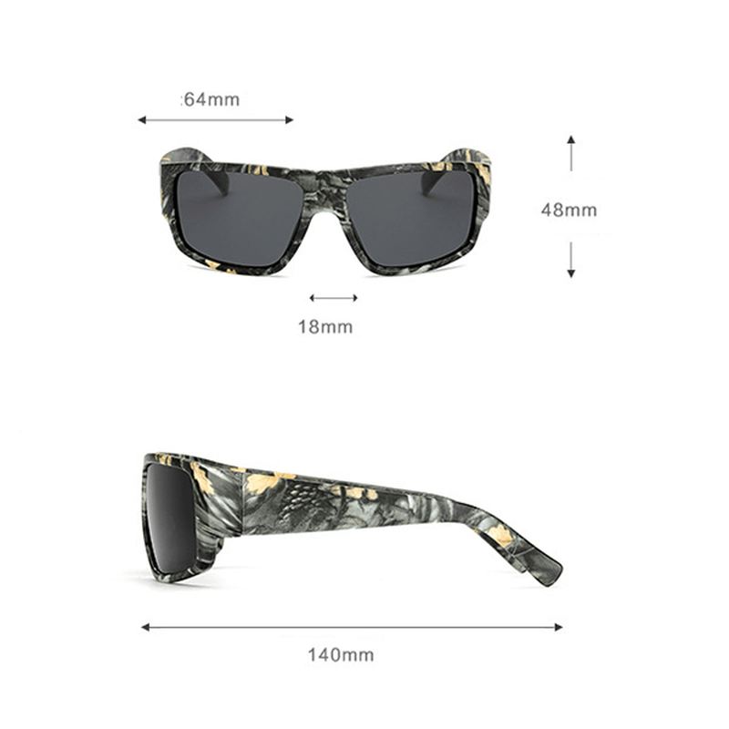 Men Outdoors Sport Uv400 Camouflage Solbriller