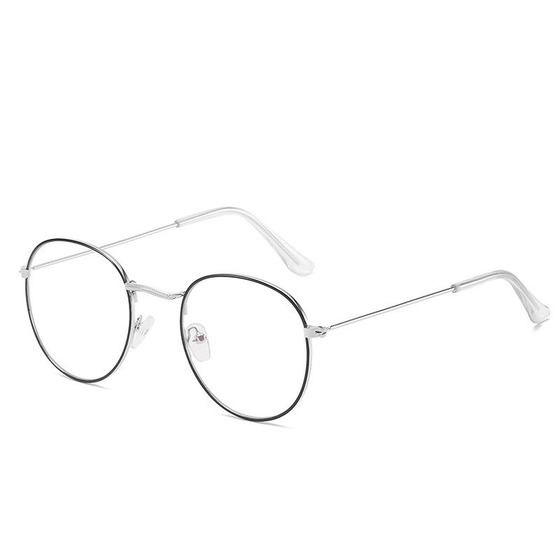 Metalstel Briller Til Kvinder Vintage Anti Blå Blokerende Optiske Briller Metal Almindelig Brille Oculos Luksus Gafas Lunette